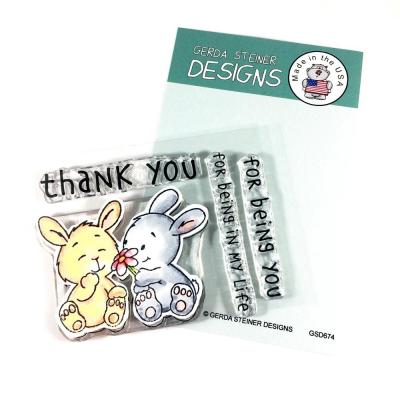 Gerda Steiner Clear stamps - Bunny Friends